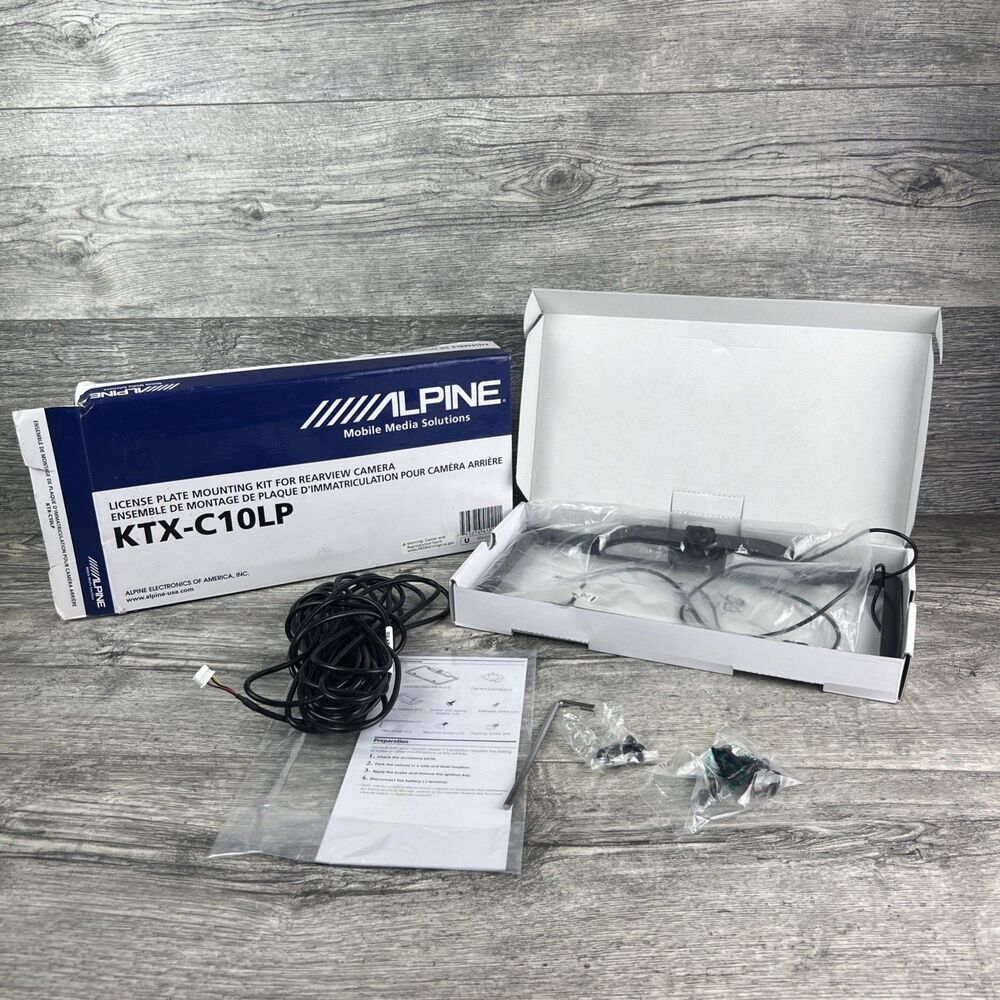 Alpine KTX-C10LP License Plate Mount Kit AO4073698